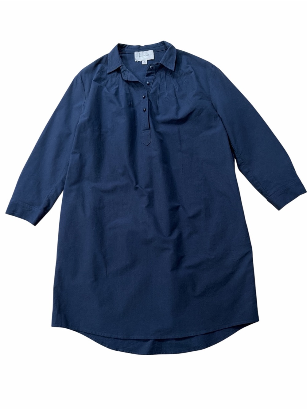 Pomander Place Tuckernuck Navy Polly Popover Shift Mini Dress